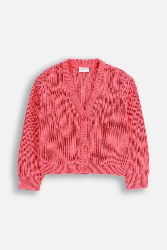 Coccodrillo kardigan dziecięcy ZC5172202CGK różowy AW25