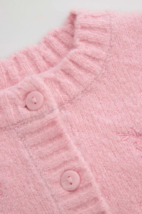 Dziewczynka Coccodrillo kardigan niemowlęcy ZC5172201HGN różowy