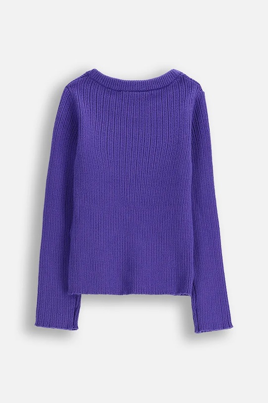 Coccodrillo sweter dziecięcy ZC5172102RGK fioletowy AW25