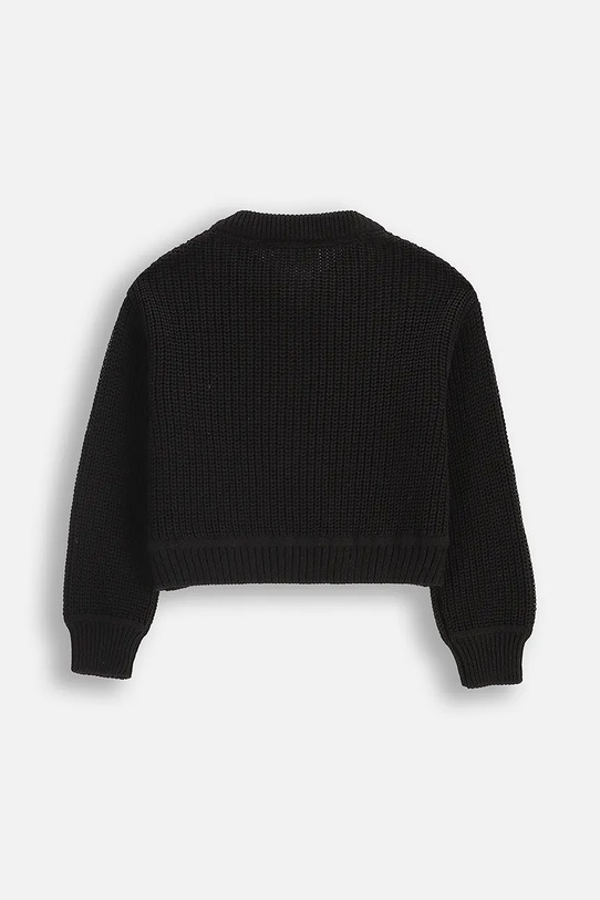 Coccodrillo kardigan dziecięcy ZC5172201RGK czarny AW25