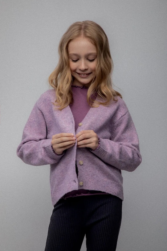 Coccodrillo kardigan dziecięcy pozostałe szary ZC5172202WGJ