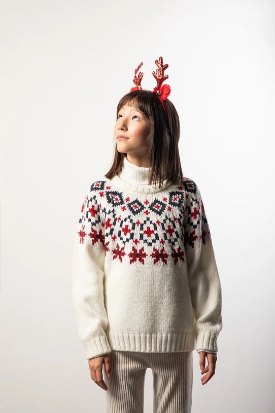 Coccodrillo sweter dziecięcy pozostałe beżowy ZC5172102EJG