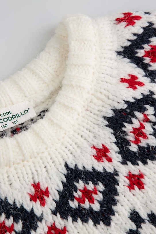 Coccodrillo sweter dziecięcy beżowy ZC5172102EJG