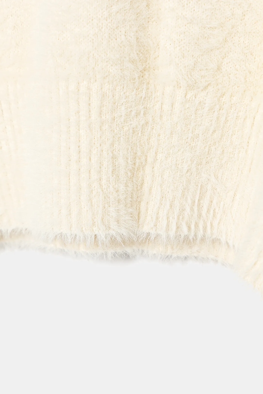 Dziewczynka United Colors of Benetton sweter dziecięcy 19BAC200I.G.reproposed beżowy