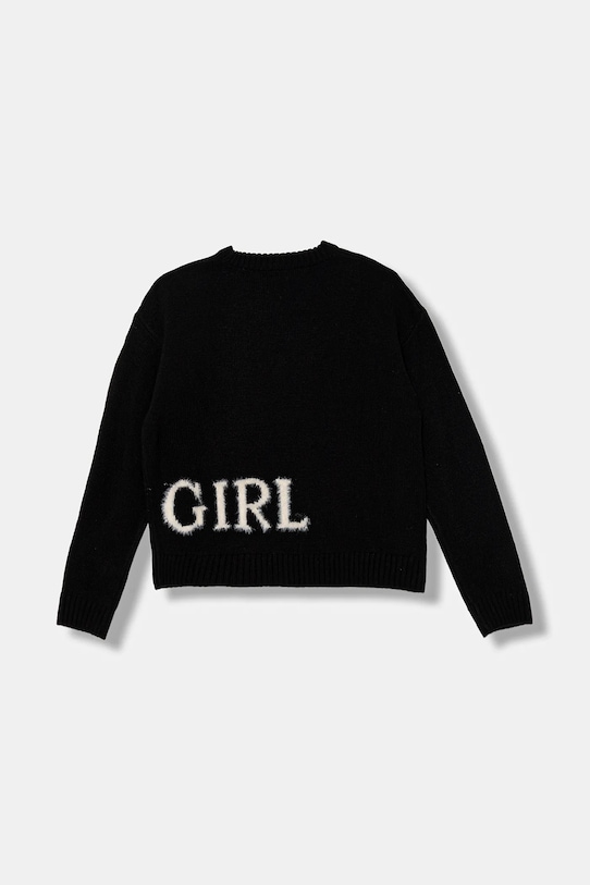 United Colors of Benetton sweter dziecięcy 1EHHQ109G.G.Seasonal czarny AW25