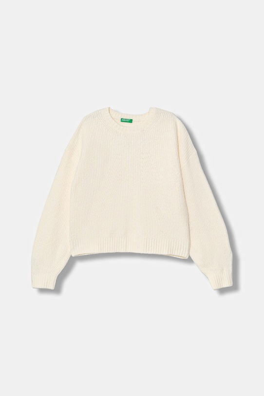 United Colors of Benetton sweter dziecięcy pozostałe beżowy 1RG7C109L.G.Seasonal
