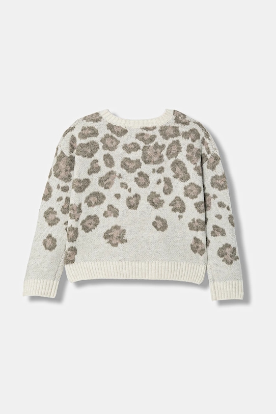 Dětský svetr United Colors of Benetton 1SJFQ109H.G.Seasonal béžová AW25