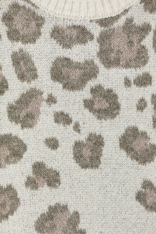 DÍVKA Dětský svetr United Colors of Benetton 1SJFQ109H.G.Seasonal béžová