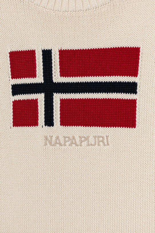 Мальчик Хлопковый свитер Napapijri D-MURA NP0A88ZFN1J1.134.172 бежевый