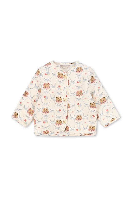 Konges Sløjd kurtka bawełniana dziecięca COCO PADDED JACKET KS103759.9BYA beżowy AW25