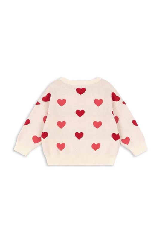 Παιδικό βαμβακερό πουλόβερ Konges Sløjd LAPIS KNIT SWEATER GOTS KS103856.9BYA μπεζ AW25