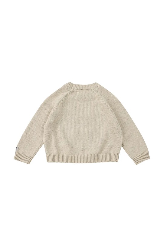 Мальчик Хлопковый свитер для младенцев Donsje Loeke Sweater Bunny 3037802 бежевый