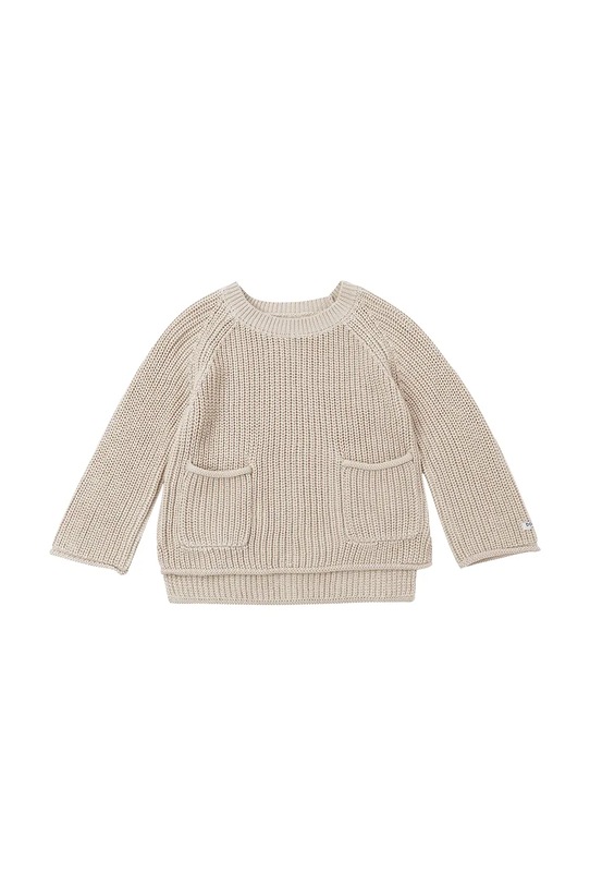 Dětský bavlněný svetr Donsje Stella Sweater 4090100 béžová AW25