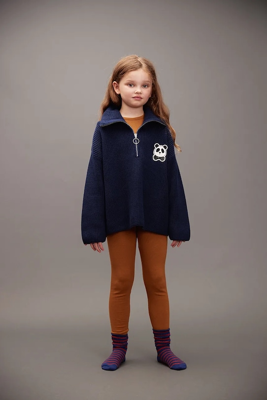 Mini Rodini sweter bawełniany dziecięcy Panda 25720119