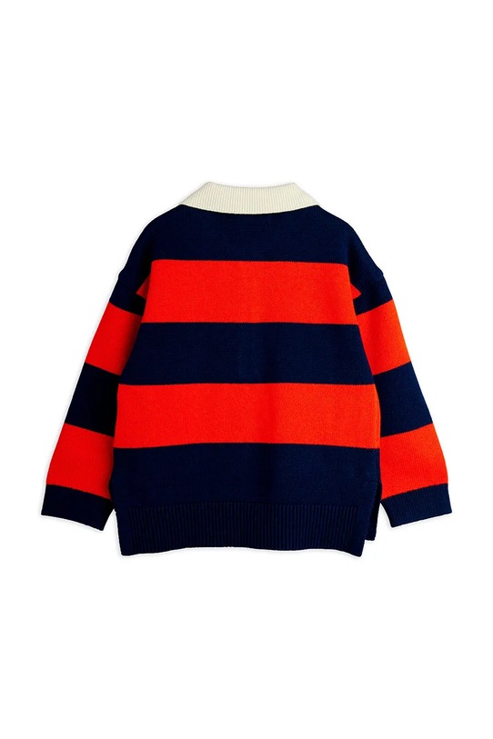 Chłopiec Mini Rodini sweter z wełną dziecięcy Clover 25720120 czerwony