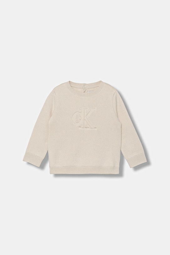 Pulover za dojenčka Calvin Klein Jeans Drugo bež IN0IN00234.9BYA