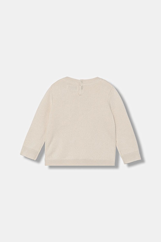 Pulover za dojenčka Calvin Klein Jeans IN0IN00234.9BYA bež AW25