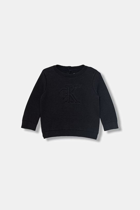 Calvin Klein Jeans maglione per bambini medio spessore nero IN0IN00234.9BYA
