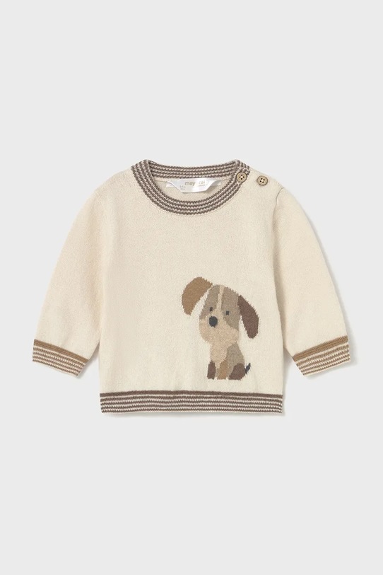 Mayoral Newborn pulover din amestec de lână pentru bebeluși cu modele bej 2336.1Q.Newborn.9BYA