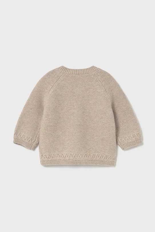 Mayoral Newborn sweter niemowlęcy 2337.1K.Newborn.9BYA beżowy AW25