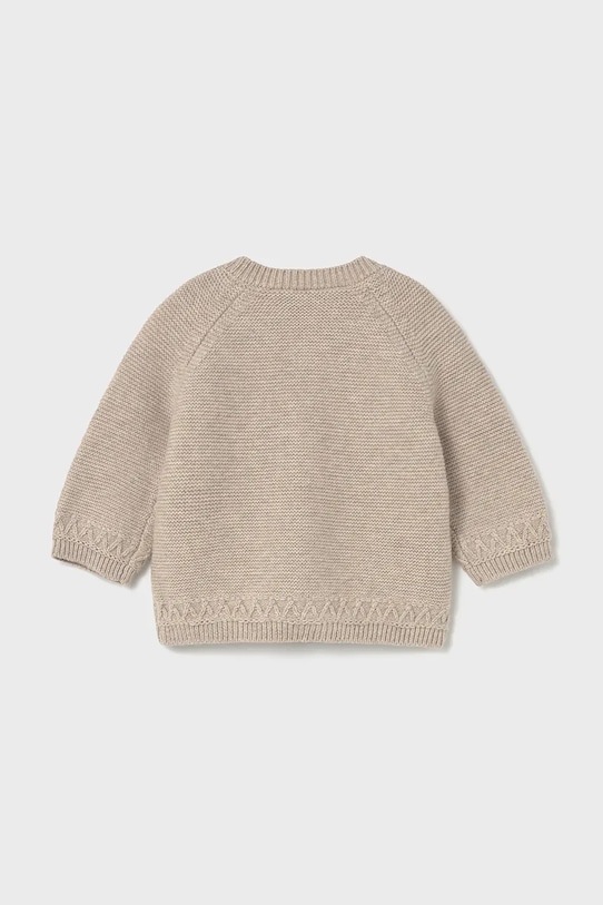 Mayoral Newborn sweter niemowlęcy 2337.1K.Newborn.9BYA beżowy AW25