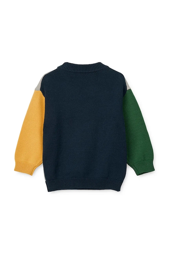 Chlapec Detský sveter s prímesou vlny Liewood Orlane Embroidery Knit Jumper LW20077.9BYA viacfarebná