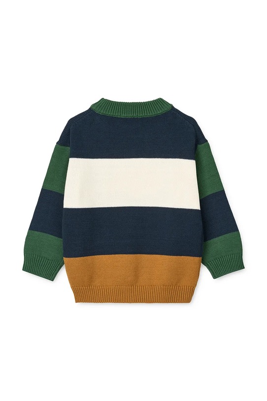 Αγορίστικα Παιδικό βαμβακερό πουλόβερ Liewood Orlane Stripe Knit Jumper LW20309.9BYA σκούρο μπλε