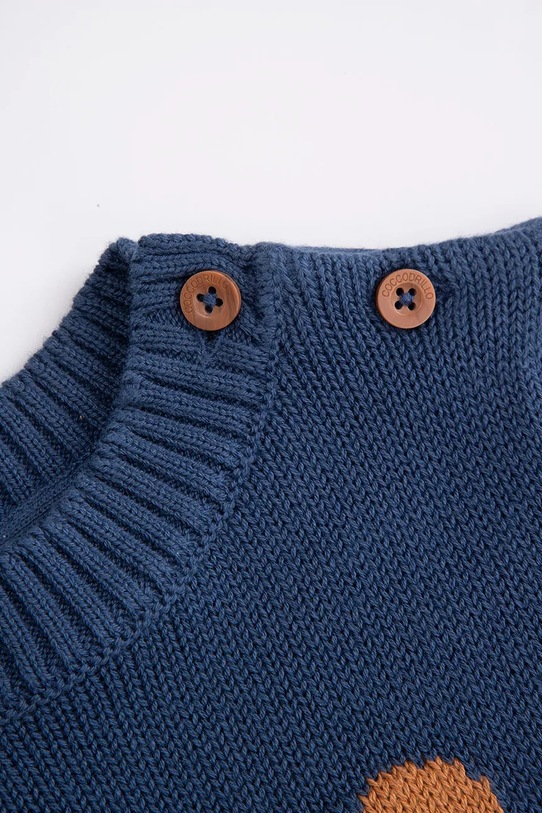 Chłopiec Coccodrillo sweter dziecięcy ZC5172101FBN granatowy