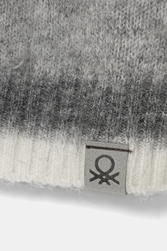 Chłopiec United Colors of Benetton sweter z dodatkiem wełny dziecięcy 16PWQ109T.G.Seasonal szary