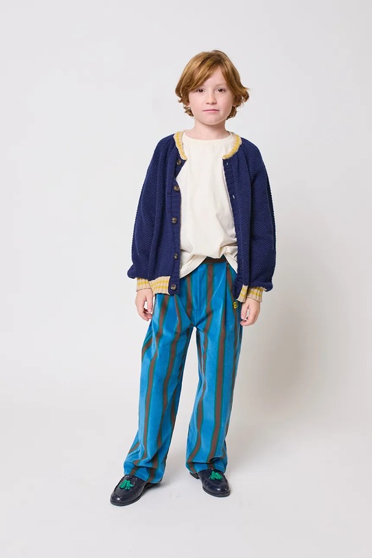 Bobo Choses kardigan z dodatkiem wełny dziecięcy Fun Face 225FC014