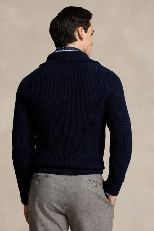 Polo Ralph Lauren pulover de lână 710941101 bleumarin AW25