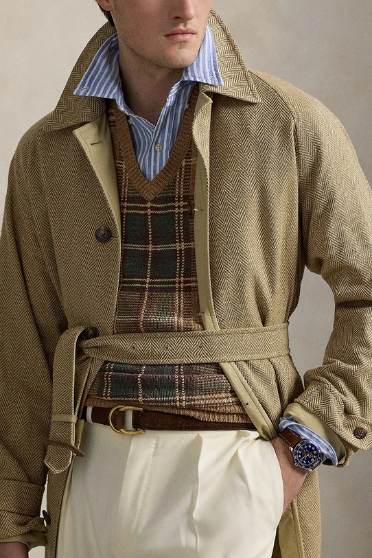 Μάλλινο γιλέκο Polo Ralph Lauren 710970654 μπεζ