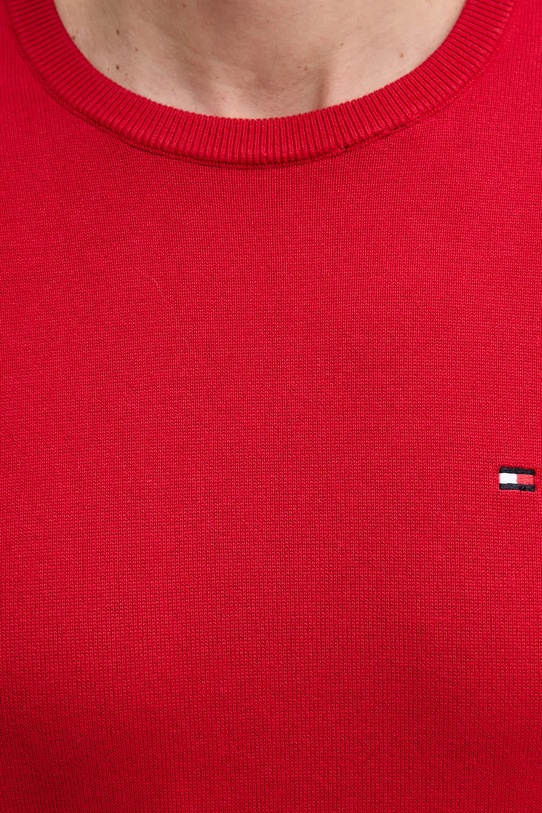 Tommy Hilfiger maglione in cotone rosso MW0MW39999