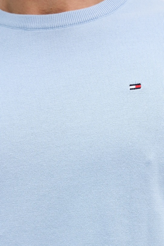 Βαμβακερό πουλόβερ Tommy Hilfiger MW0MW39999 μπλε