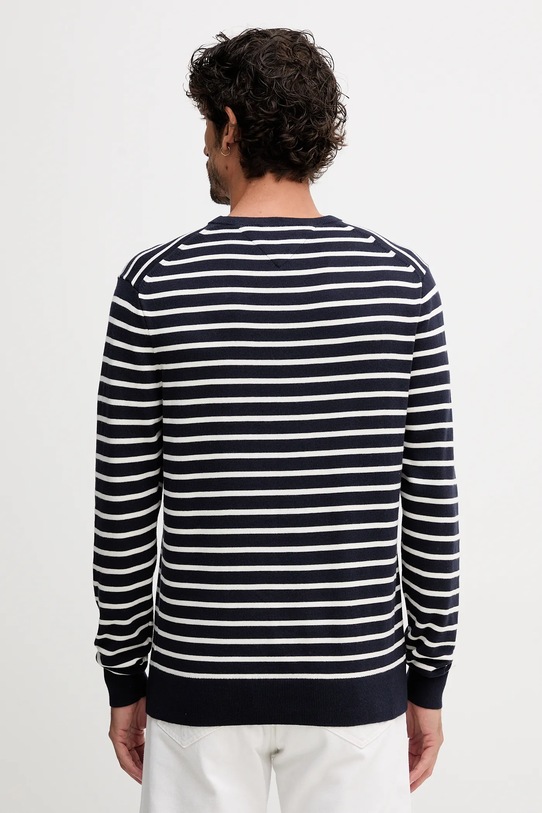 Odzież Tommy Hilfiger sweter bawełniany MW0MW39999 granatowy