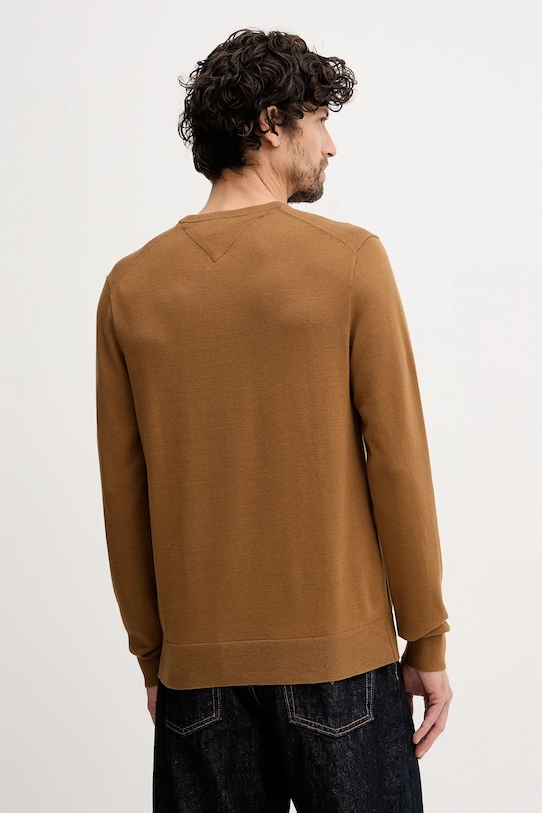 Oblačila Bombažen pulover Tommy Hilfiger MW0MW39999 rjava