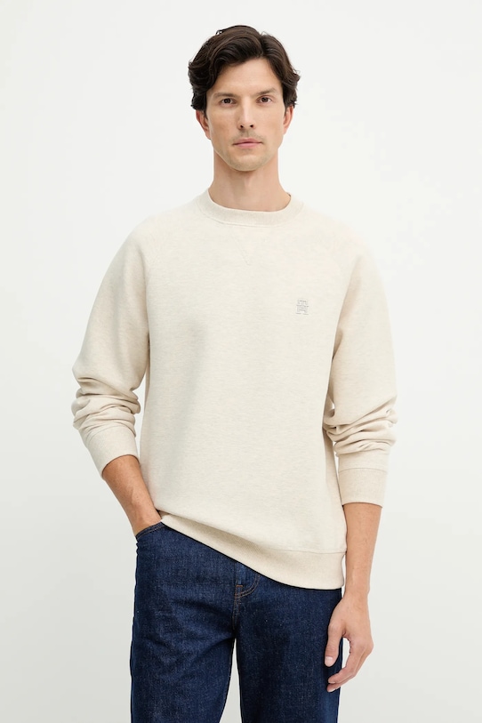 Кофта Tommy Hilfiger з еластаном бежевий MW0MW39397