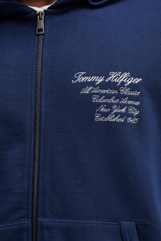 Βαμβακερή μπλούζα Tommy Hilfiger MW0MW39683 σκούρο μπλε