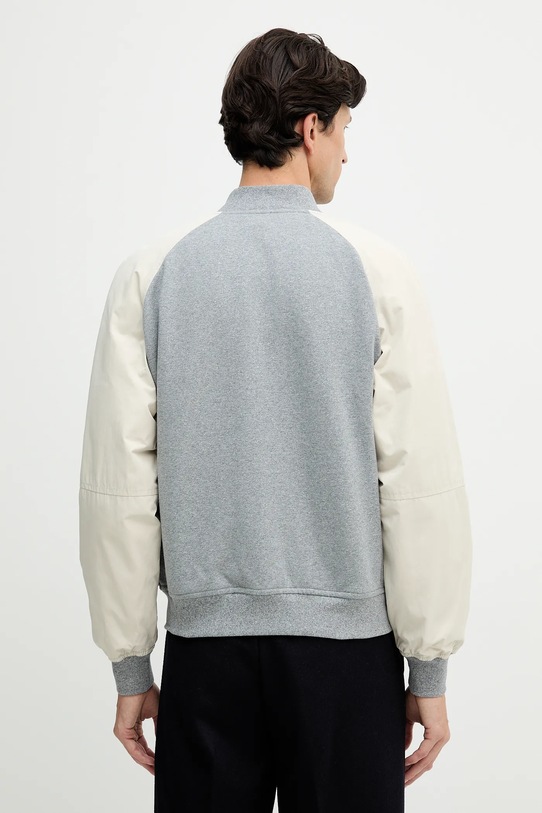 Odzież Tommy Hilfiger kurtka bomber MW0MW39684 szary
