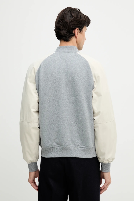 Odzież Tommy Hilfiger kurtka bomber MW0MW39684 szary