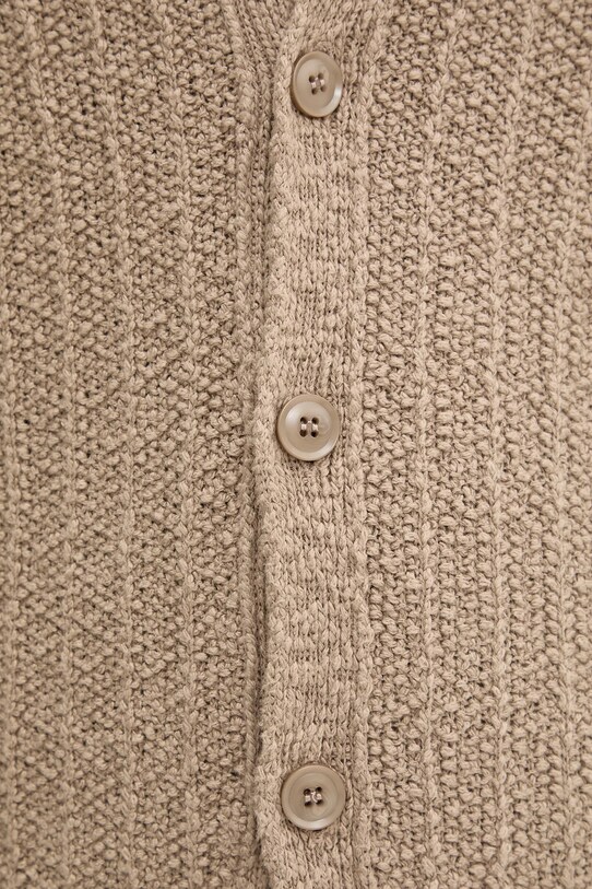 Samsoe Samsoe cardigan din bumbac SAMICAH M25200023 bej