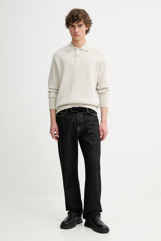 Samsoe Samsoe sweter SANINO M25200022 beżowy AW25