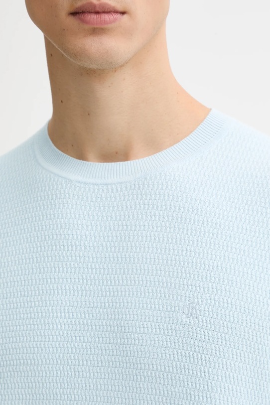 Calvin Klein sweter LV04LB327G niebieski