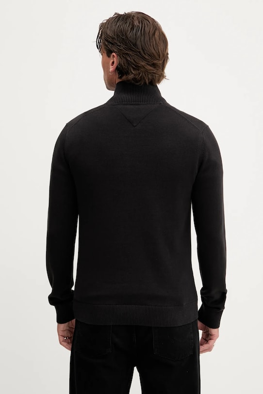 Îmbrăcăminte Tommy Jeans pulover de bumbac DM0DM21654 negru