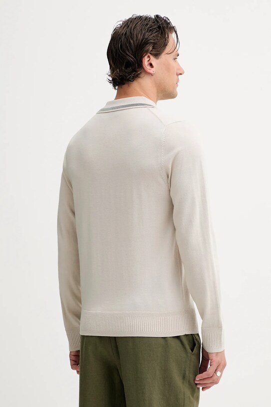 Îmbrăcăminte PS Paul Smith pulover de lână M2R.303Z.T21861 bej