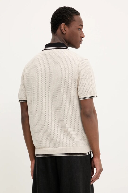Odzież PS Paul Smith polo M2R.465Z.T22435 beżowy