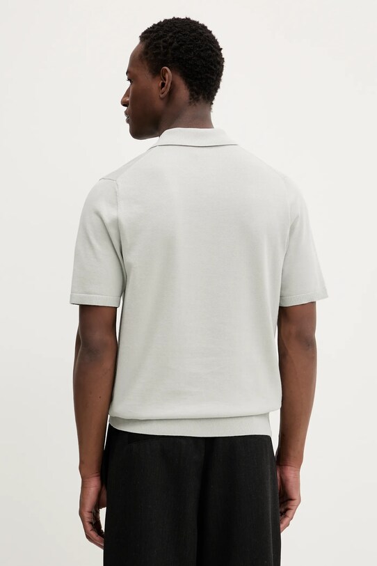 Îmbrăcăminte PS Paul Smith polo de bumbac M2R.485ZZ.T21858 gri