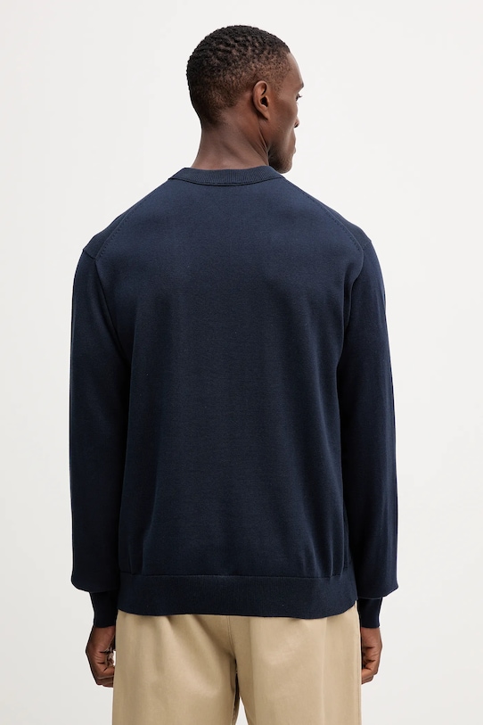 Ρούχα Βαμβακερό πουλόβερ Calvin Klein Jeans LV04RC309G σκούρο μπλε