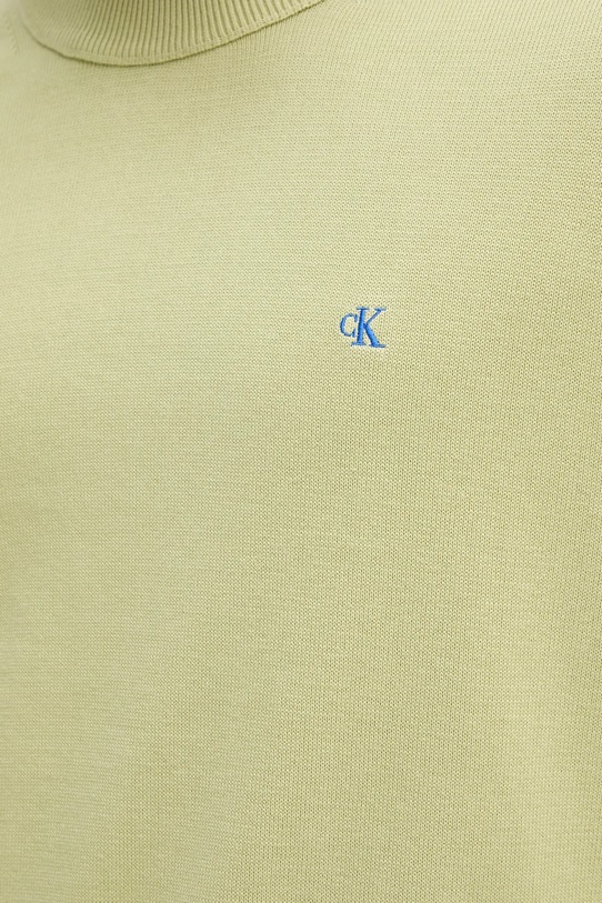 Calvin Klein Jeans sweter bawełniany LV04RC309G zielony