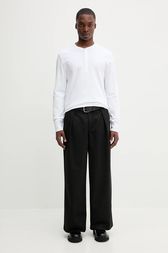 Filippa K longsleeve bawełniany 31498.FK biały AW25